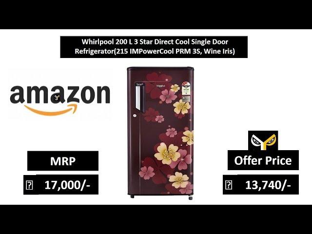 Whirlpool 200 L 3 Star Direct Cool Single Door Refrigerator(215 IMPowerCool PRM 3S, Wine Iris)