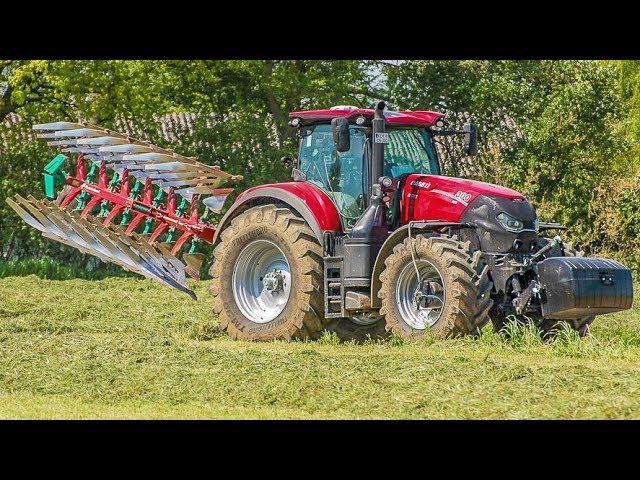 CASE IH Optum tractor | Ploughing | Fendt tractor | Kverneland | Product video