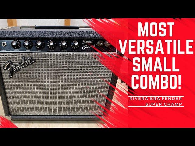 Most Versatile Small Combo Ever! 1980s Fender "Rivera Era" Super Champ