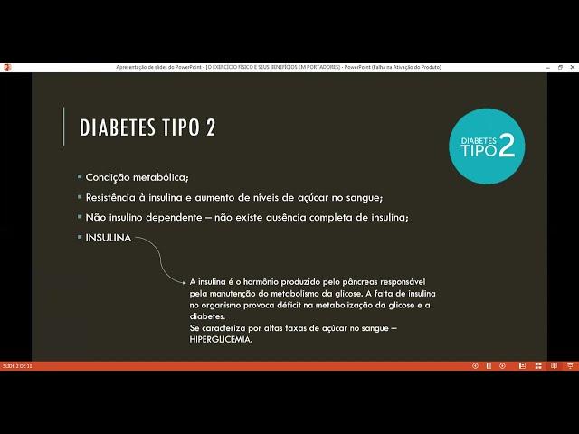 DIABETES TIPO 2: EXERCÍCIO FÍSICO E SEUS BENEFÍCIOS