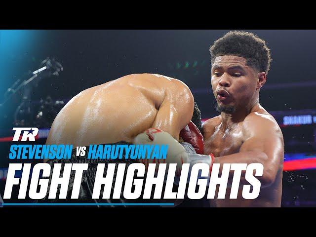 Shakur Stevenson Puts On A Clinic At Home | FIGHT HIGHLIGHTS