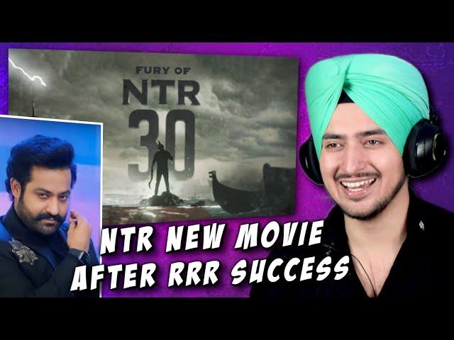 REACTION Fury of #NTR30 - Hindi | NTR | Koratala Siva | Anirudh Ravichander