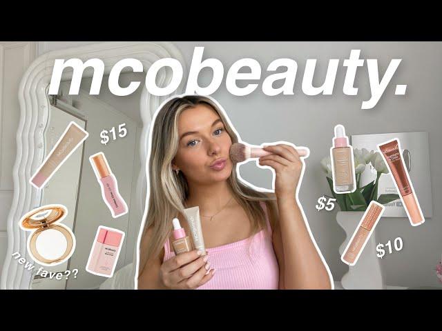 trying a full face of MCOBEAUTY MAKEUP *for the first time* ( honest thoughts & wear test )