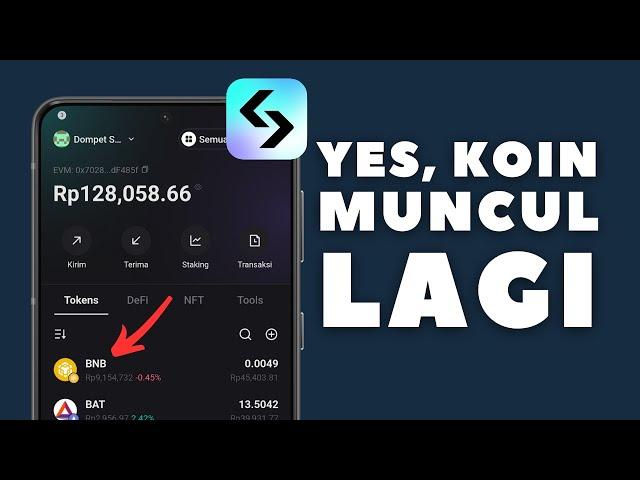 Cara Mengatasi Koin atau Token Hilang di Bitget Wallet