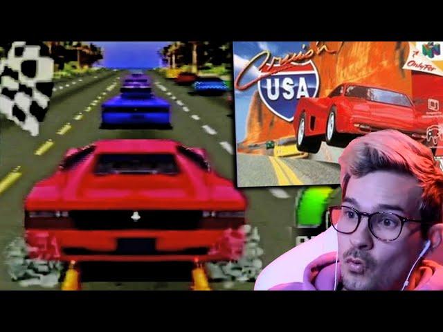 Yuri plays Old Car Games - Cruis'n USA for N64