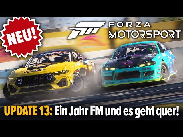 UPDATE 13 feiert ein Jahr FORZA MOTORSPORT und bringt Drift Modus sowie Sunset Peninsula zurück! 