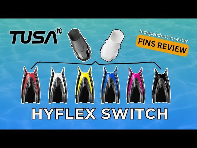 Design Your Own Scuba Fins with TUSA Hyflex Switch! [Fins Review 2024]