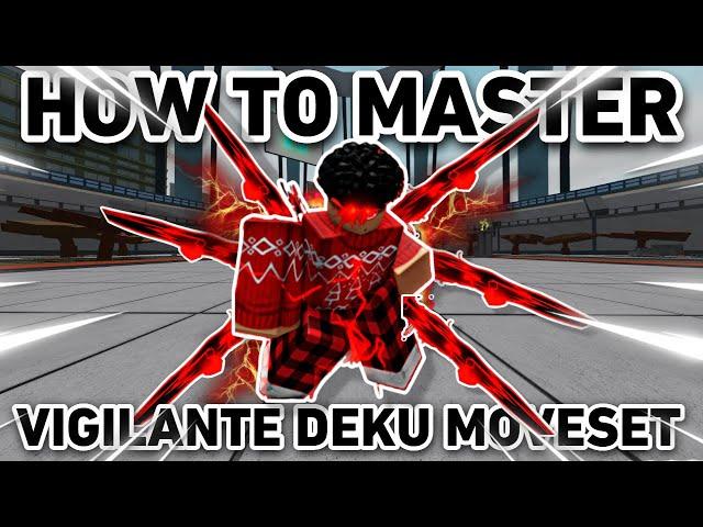 How to MASTER VIGILANTE DEKU'S MOVESET IN Hero's Battleground's