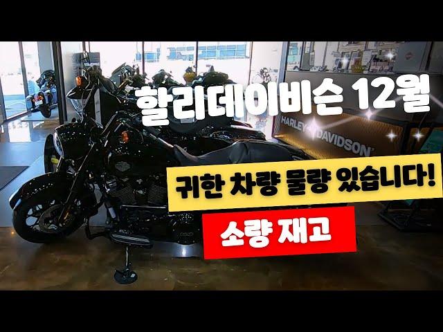 할리데이비슨 12월 프로모션 극 소량 재고 최대 700만원 크래딧 / 도도할리 최우혁