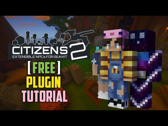 Citizens2 Minecraft Plugin Tutorial Download Free 2023