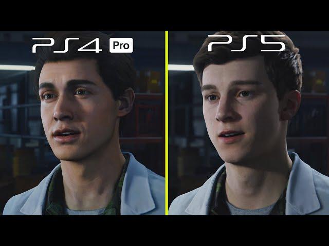 Spider Man Remastered vs Original PS4 Pro vs PS5 Early 4K Graphics Comparison