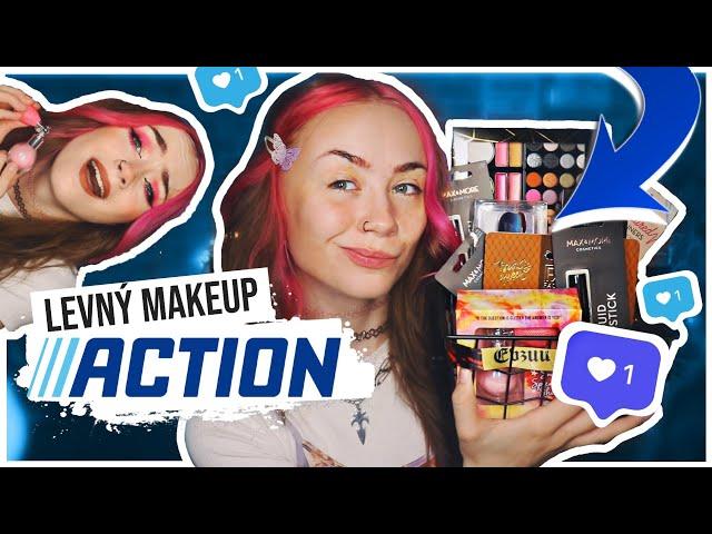 Zkouším LEVNÝ makeup Z ACTIONU! Zase?