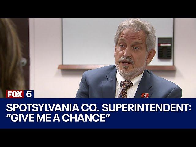 FOX 5 DC Full Interview with Controversial Spotsylvania County School Board Superintendent