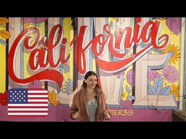 San Francisco VLOG | Pier 39 Vegan eatsBubble Tea