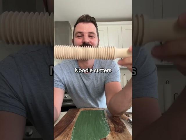 Testing all the new pasta making equipment I got on my trip to Italy!