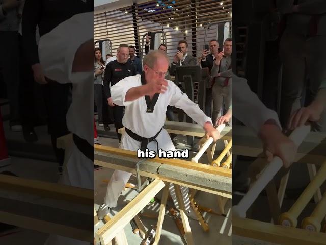 Old Man VS Baseball Bats Challenge #shorts