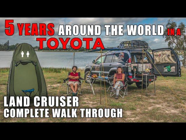 TOYOTA OVERLAND WALK THROUGH - 5 Years Around the World living and driving in a Prado - Van Life 4x4