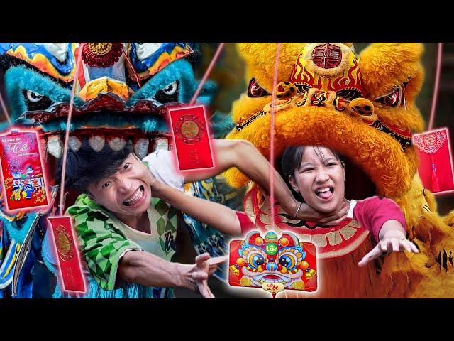 𝐓𝐨𝐧𝐲 | Lion Battle  Lucky Money on the First Day of Tet