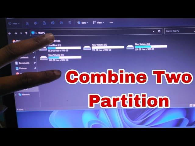 How to Combine / Merge Hard Drive Partitions in Windows 11 | How to Combine Hard Drive/Ssd#macnitesh