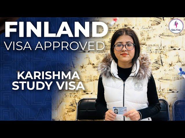 Fulfilling Dreams Across Borders, Karishma Celebrating Success with a Finland Study Visa #europe