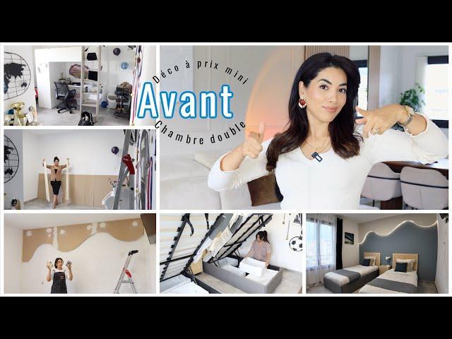 Déco à Prix Mini : Chambre Enfant inspiration USA avec DIY & Astuces Organisation | avant / après