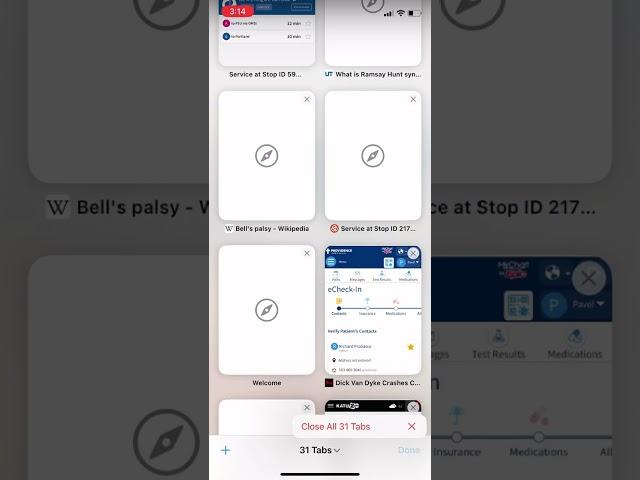 iPhone: Safari | Close All Tabs with two selections