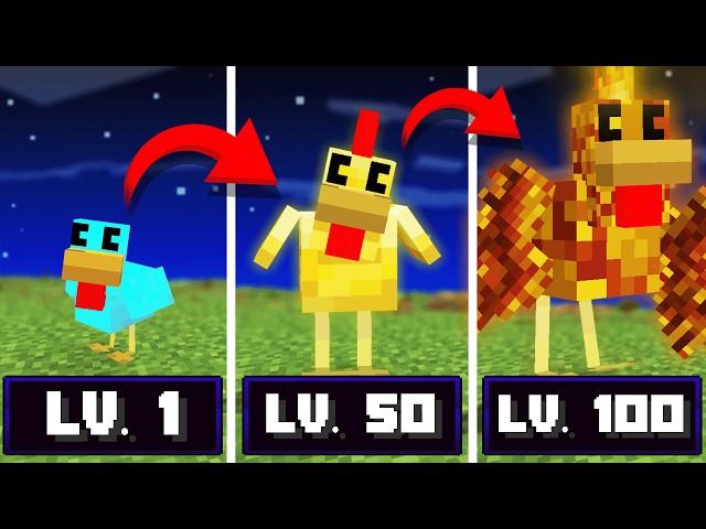 Evolving as a Chicken in Minecraft