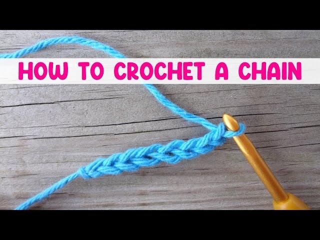 How to Crochet a Chain (For The Absolute Beginner!)