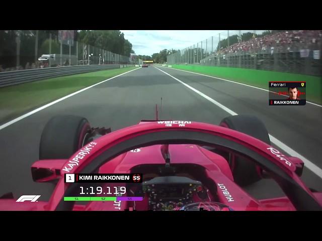 Kimi Raikkonen's record-breaking Monza Pole | 2018 Italian Grand Prix