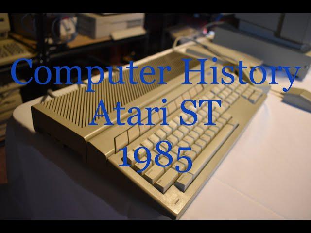 Computer History - 1985 Atari ST (A Motorola 68000 powered Atari Computer)