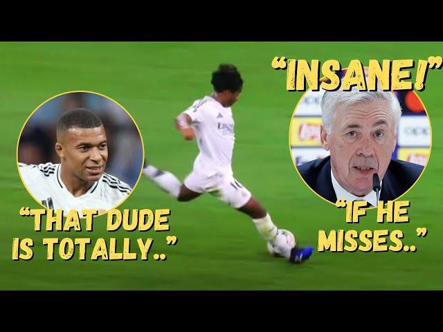 HE'S UNBELIEVABLE! MBAPPÉ CAN'T BELIEVE ENDRICK'S STUNNING GOAL, ANCELOTTI PRAISES HIS BOLDNESS and