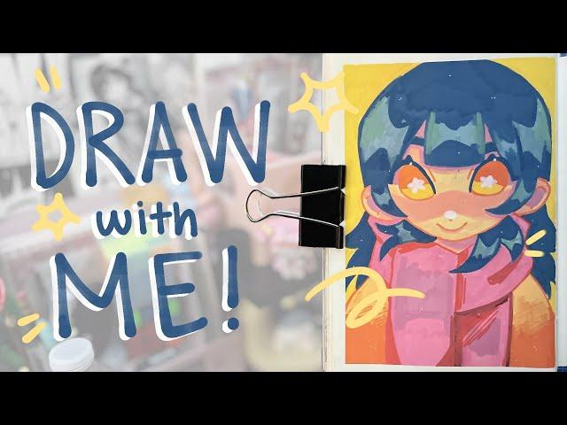 draw with me // shuttle art acrylic markers