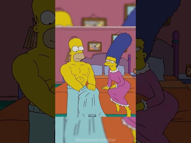 How Homer loses weight  #shorts #simpsons