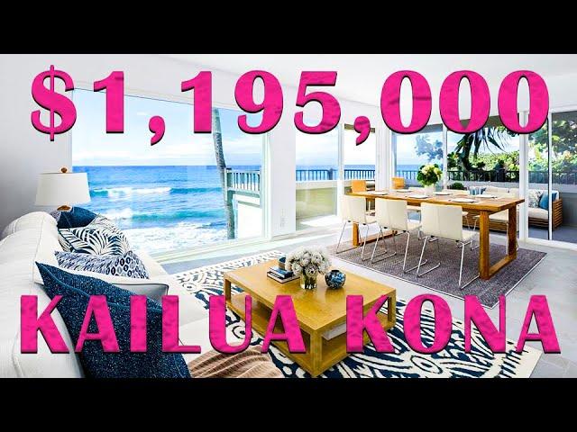 INCREDIBLE CONDO Kailua Kona OCEAN Front Views Hawaii Real Estate