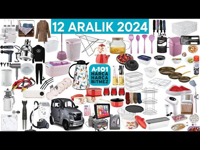 RESMİ KATALOGDAN  | A101 12 ARALIK 2024 | MUTFAK EV GEREÇLERİ HURÇLAR | A101 AKTÜEL İNDİRİMLERİ