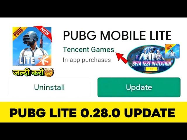 Pubg Lite Old 0.28.0 Tencent New Update 2024 | Pubg Mobile Lite 0.28.0 Comeback Update 2024 