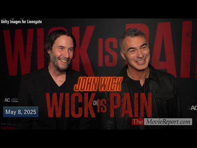Keanu Reeves JOHN WICK documentary WICK IS PAIN premiere with Chad Stahelski & crew - May 8, 2025 4K