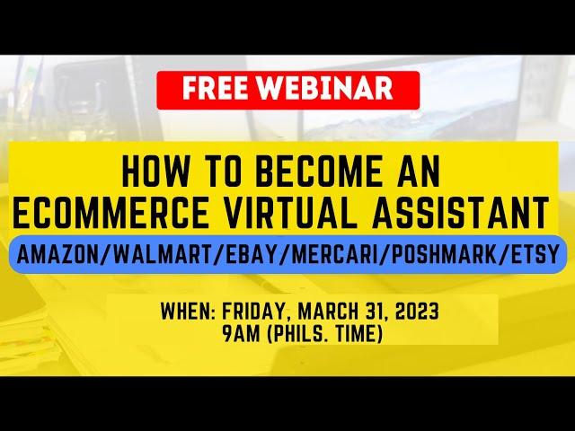 How to become Ecommerce Virtual Assistant