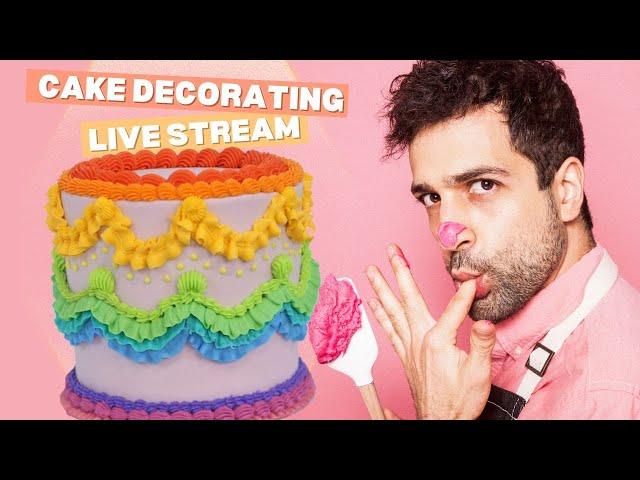 Making a Vintage Cake | JonnyCakes LIVE STREAM!