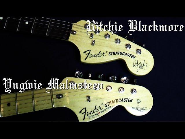 Blackmore Strat VS Malmsteen Strat