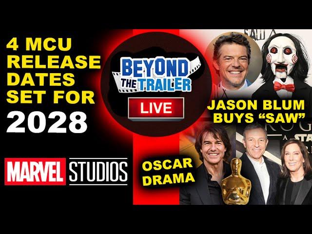 4 Marvel MCU Release Dates 2028, Tom Cruise Oscar & Bob Iger?! Blumhouse Buys Saw Franchise!