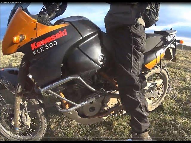 Kawasaki KLE 500 Off-Road Tires "test"