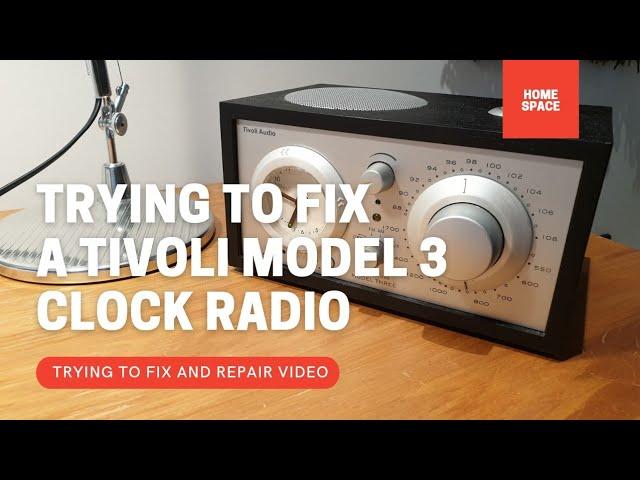 Trying to fix a Tivoli Audio Model 3 Clock Radio repair