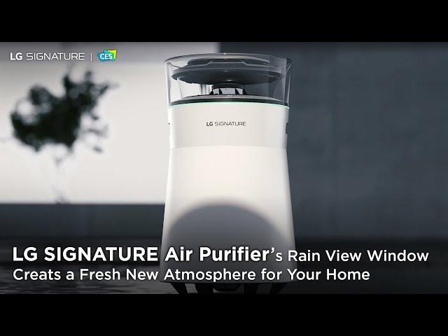 [LG SIGNATURE Air Purifier] Pure Air Revitalization.