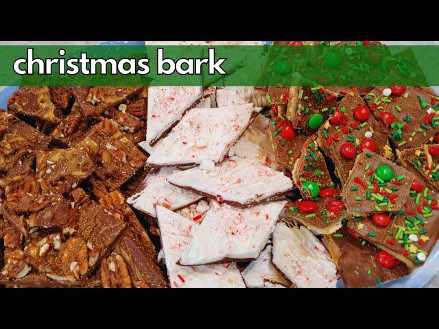 Christmas Bark THREE WAYS! | Turtle Bark - Peppermint Bark - Christmas Crack!!