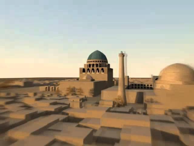 Ancient Merv/Merw city reconstruction Древний Мерв