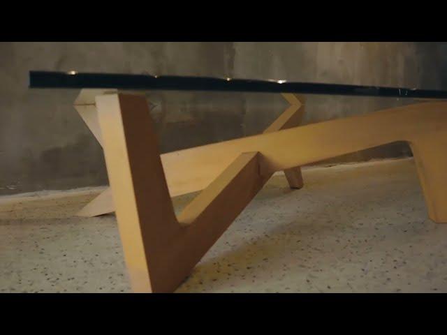 Cross Style Coffee Table: Timeless Design and Functional Simplicity