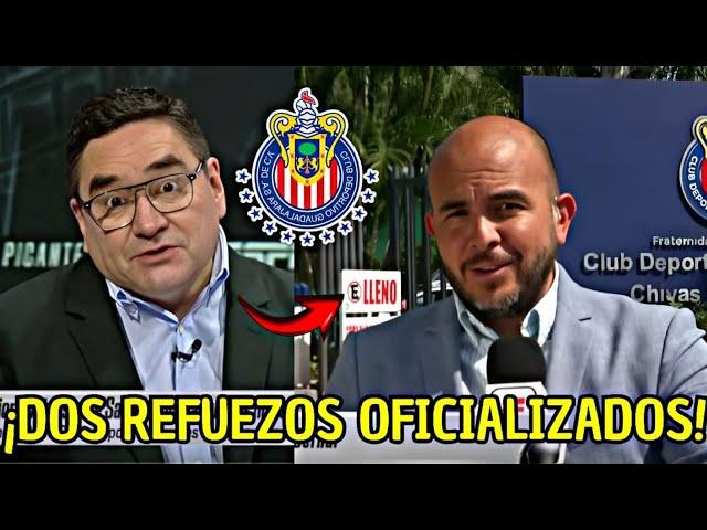 CONFIRMADO: DOS NUEVOS REFUERZOS | TRES JUGADORES FUERA, LA LIMPIA EMPIEZA | CHIVAS HOY NOTICIAS