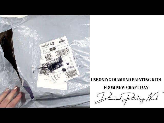 NEW CRAFT DAY UNBOXING | PR PACKAGE | DIAMOND PAINTINGS | DIAMOND PAINTING NERD