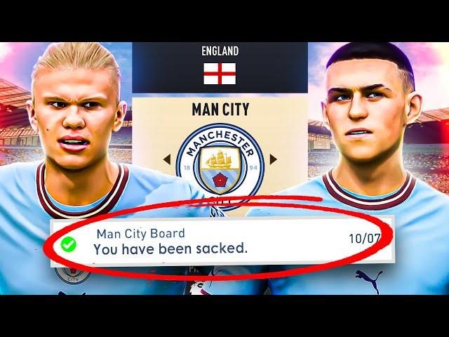 I Takeover Man City...until I get SACKED